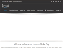 Tablet Screenshot of ironwoodlakecity.com